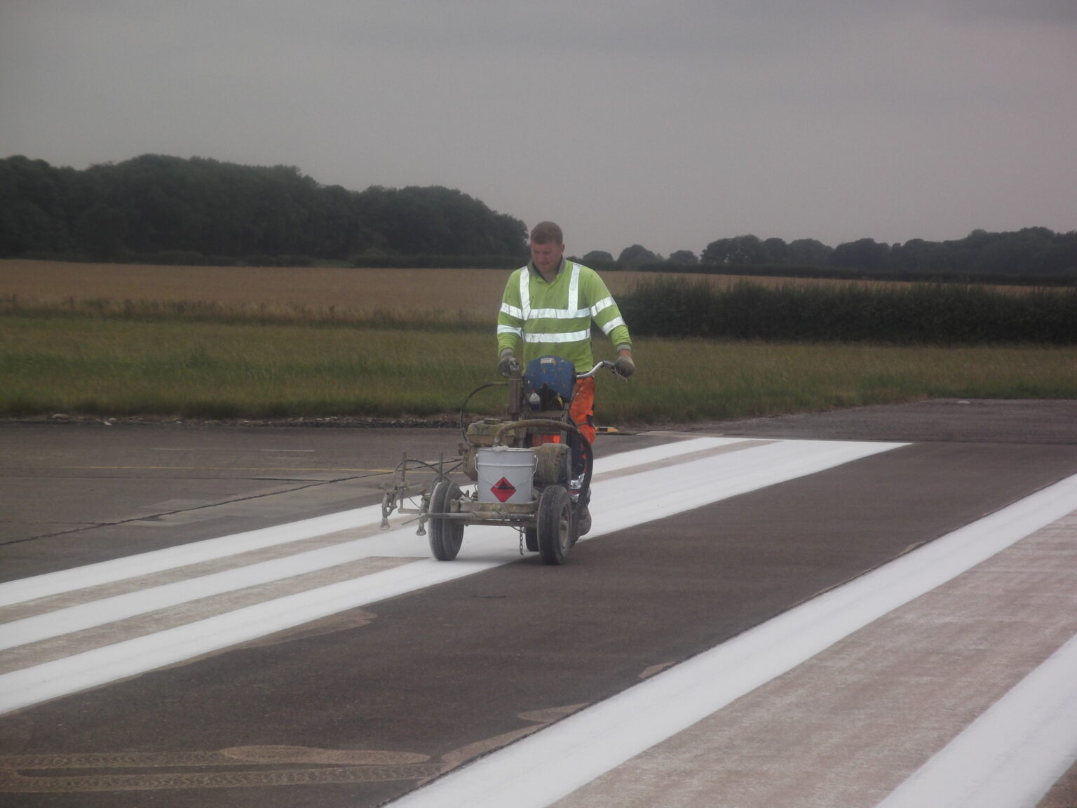 Airfield Line Marking, Airport Runway Marking